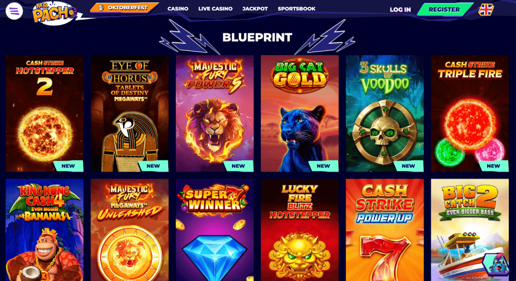 Blueprint Gaming creates distinctive pokies