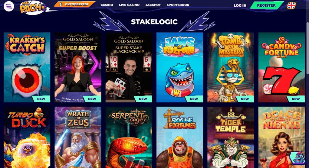Stakelogic produces high-volatility pokies